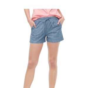 JCrew drawstring linen shorts